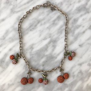 Fruity charm necklace